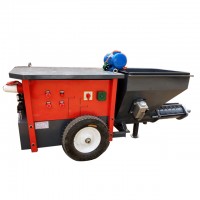 Spraying Machine Cement Mortar Mixing Pumping Screeding Grouting Spraying Wall Plastering Rendering Machine